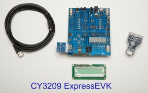 cypress推出一套新款評估套件CY3209 ExpressEVK