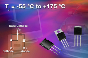 Vishay推出適用高溫應用的第5代高性能二極體