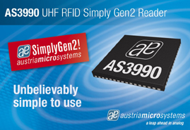 奥地利微电子与Advanced ID合推RFID二代阅读器