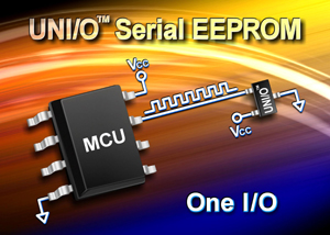 Microchip發表單一I/O匯流排串列式EEPROM系列