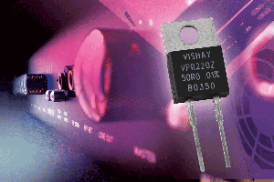 Vishay推出新型VPR220Z超高精度Z箔電阻