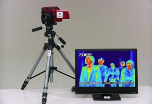 NEC Avio提供墨西哥抗新型流感疫情用热像仪-TVS-500EX。