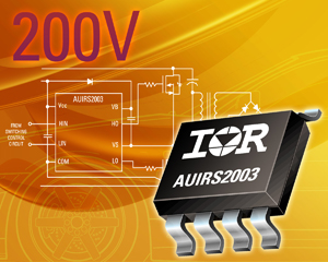 IR推出適用於汽車動力系統及電池管理應用晶片