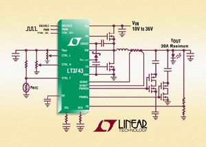 Linear推出可驱动高电流LED之新DC/DC 转换器 BigPic:315x225