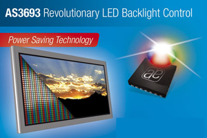 奧地利微電子LED驅動IC獲LG之LED背光電視採用