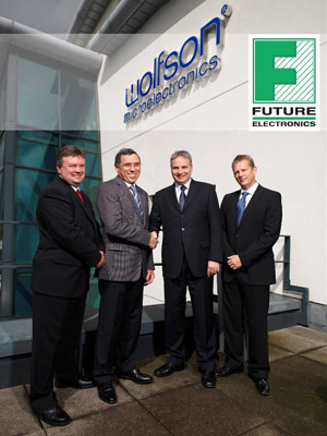 Wolfson授权Future Electronics成为全球代理伙伴