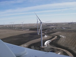 位于美国北达科他州的风力发电厂 BigPic:640x480