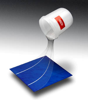 太陽能電池專用的前板導電漿料