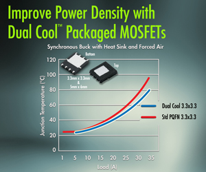 快捷推出适用于MOSFET组件Dual Cool封装