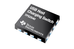 TI首款整合型USB充電埠電源開關