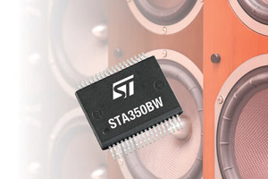 ST針對小型高性能音效設備推全新數位音效系統晶片