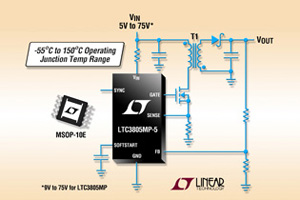 Linear推出新款可设定频率的返驰控制器