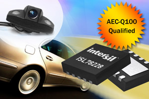 Intersil針對車用推通過AEC-Q100驗證之DC/DC穩壓器