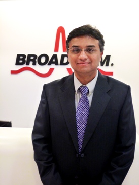 Broadcom行动无线事业群营销副总裁Rahul Patel