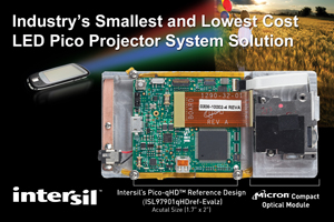 Intersil Corporation推出 Pico-qHD