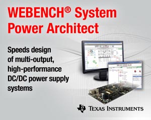 WEBENCH 系統電源架構，加速多輸出高效 DC/DC 電源系統