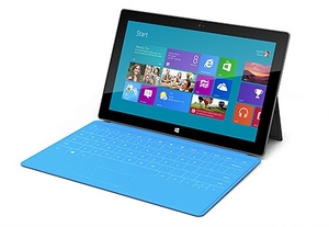 搭載Windows 8作業系統的微軟自有品牌平板電腦Surface。(圖/Microsoft) BigPic:426x294