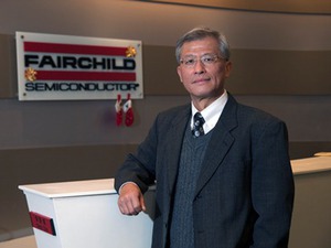 Fairchild亚太区市场营销暨应用工程副总裁蓝建铜 。(摄影/萧嘉庆)