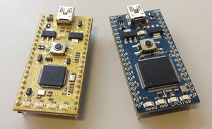 mbed M0 NXP LPC11U24 (左) 和 mbed M3 NXP LPC1768 (右) BigPic:559x341