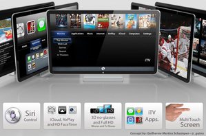 Apple iTV提供的服务不仅多元，操作上能同时用语音与多点触控屏幕，加上外型简洁，是设计非常好的产品。