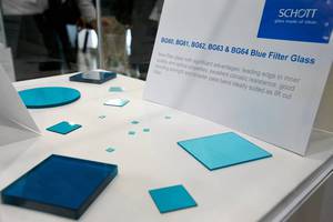 SCHOTT发布最新研发的Bg60-BG64系列蓝玻璃滤光片。(图片来源:SCHOTT) BigPic:1024x683