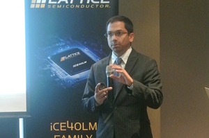 Lattice消費性/行動部門資深行銷經理Subra Chandramouli。攝影：姚嘉洋