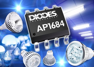 Diodes推出具有功率因數校正的交流-直流LED驅動器