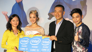 Intel今年找來蔡依林作年度代言人。
