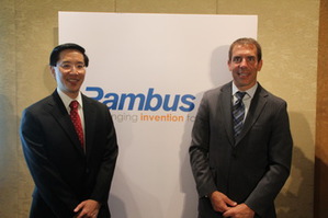Rambus資深副總裁暨行銷長Jerome Nadel(右)、Rambus企業解決方案科技副總裁Steve Woo(左)