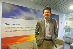 TI应用协理郑曜庭（摄影：姚嘉洋）