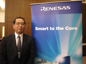 日本瑞萨电子全球业务暨行销部副部长Manabu Kawashima