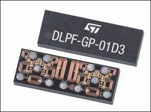 友尚推出意法半導體（ST）的DLPF-GP-01D3整合式雙通道差分濾波器..