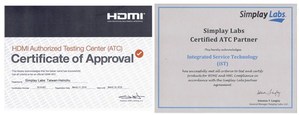 宜特為美國Simplay Lab官方授權HDMI／MHL測試體系之實驗室