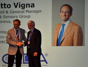 意法半导体执行副总裁Benedetto Vigna荣获IEEE Frederik Philips Award