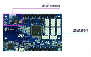 意法半導體為支援96Boards消費者版本，推出與其標準規範相容的STM32感測器板。