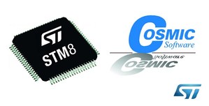 新款Cosmic CXSTM8 C编译器功能丰富可支援STM8全系列产品，包括储存容量最高128KB的产品，对代码量不设任何限制 。