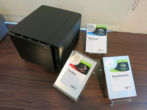 希捷發表全新Guardian系列10TB硬碟產品組合，針對個人電腦、電競、NAS以及監控系統等市場推出大容量儲存解決方案。（攝影:陳復霞）