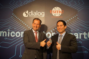 左為Dialog企業發展與策略資深副總裁Mark Tyndall，右為Dialog企業發展與戰略總監Tomas Moreno。