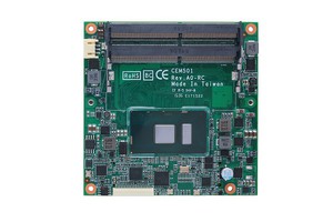 艾訊Intel Skylake-U工業級COM Express Type 6模組CEM501
