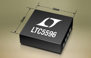 高頻、寬頻和高動態範圍 RMS 功率偵測器LTC5596具備1dB準確度和35dB動態範圍