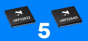 Nordic推出支援藍牙5(Bluetooth 5)的軟體堆疊和軟體開發套件(SDK)，讓客戶能夠使用Nordic支援最新版標準藍牙5的nRF52840系統單晶片(SoC)打造相關應用