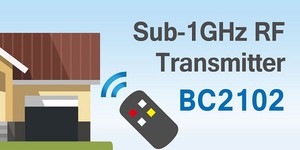 盛群推出新款Sub-1GHz OOK/FSK TX IC--BC2102