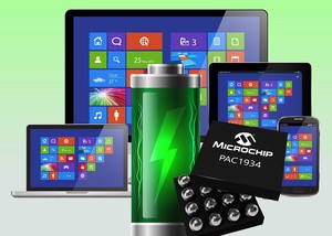 PAC1934為Windows 10設備提供準確的軟體耗能資料應用範圍包括筆記型電腦、平板和手機等..
