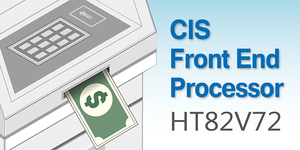 HT82V72高整合型高速雙面CIS前端處理器