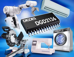 Diodes 公司的三相半橋閘極驅動器簡化 BLDC 與 PMSM 的馬達驅動。