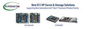 美超微新推Intel Xeon D-2100 SoC解决方案，扩充边缘运算和网络设备产品组合。
