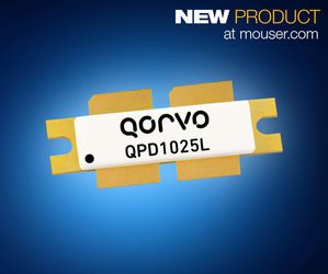 貿澤供應Qorvo 1800W QPD1025L碳化矽基氮化鎵電晶體，適合打造航空電子相關應用。