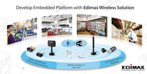 Edimax訊舟推出嵌入式無線物聯網解決方案。