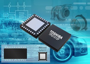 东芝推出功率MOSFET闸极驱动智慧功率元件，将协助缩小三相无刷马达尺寸。