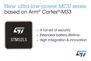 意法半導體推出STM32L5超低功耗微控制器 加強物聯網安全防禦能力